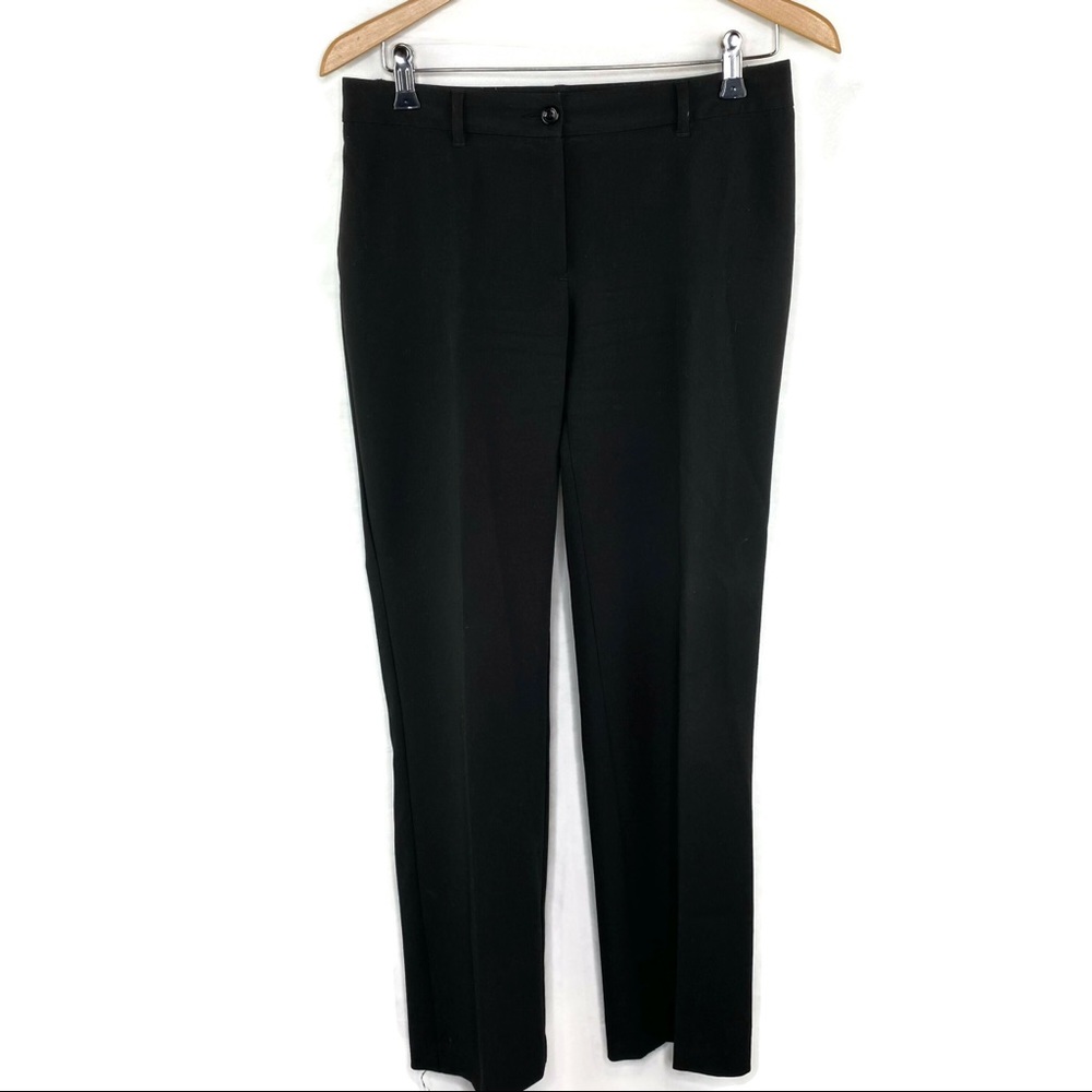 Chico’s Short Black Light Weight Casual Pant Flat Front with Belt Loops 00 size2